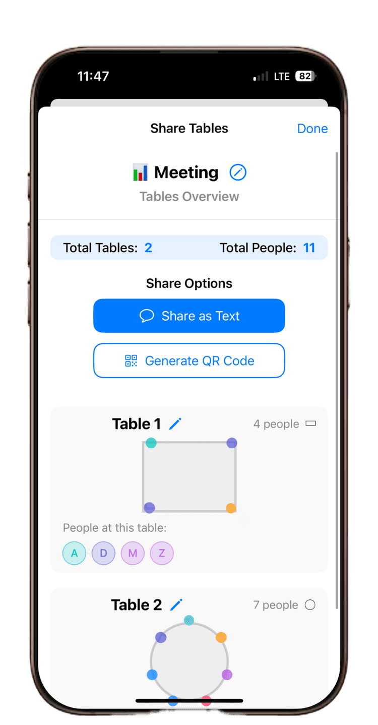 Seat Maker seating chart UI 4