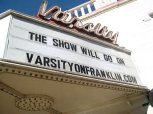 Varsity Theatre, Chapel Hill