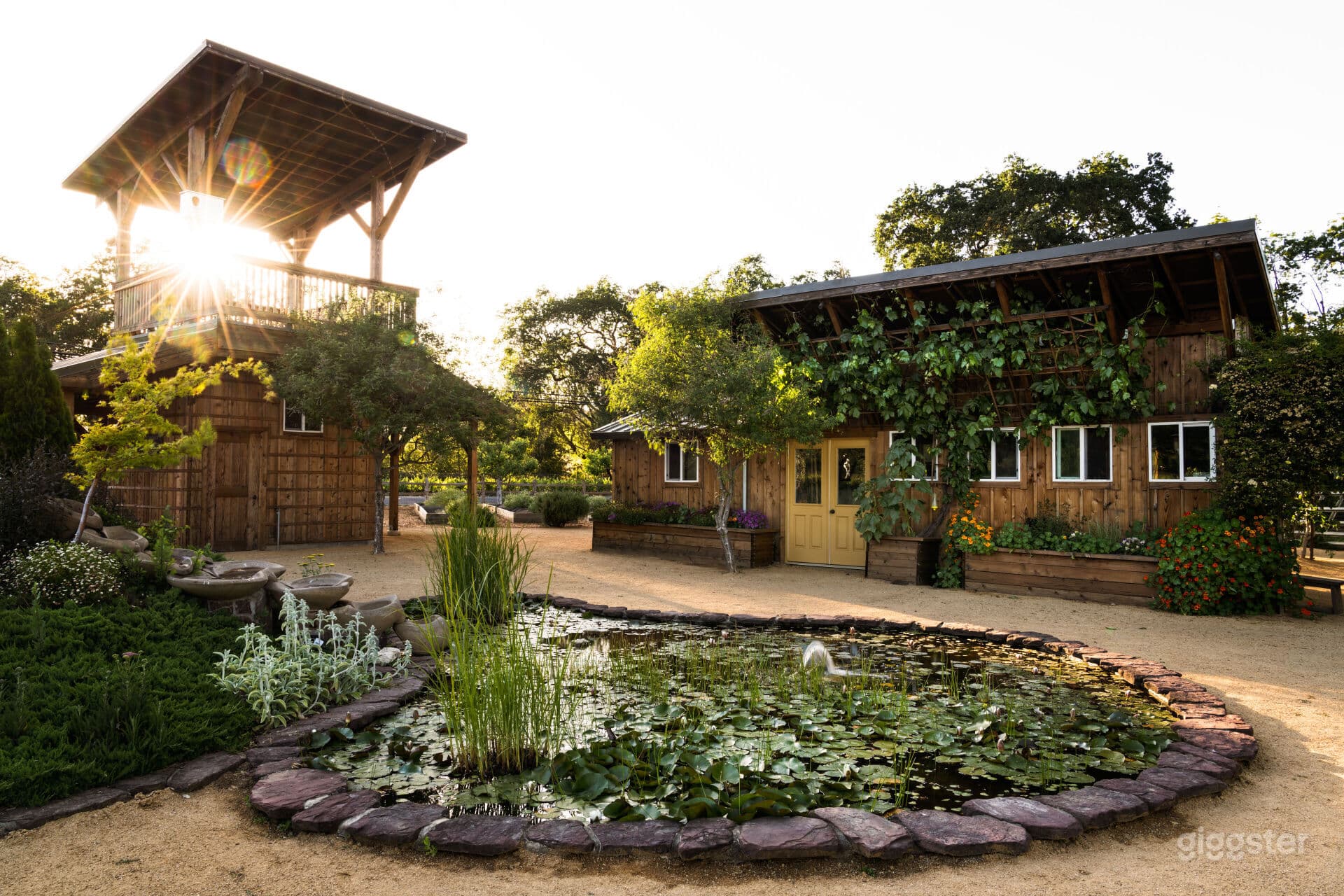 100 acre Organic Vineyard, Gardens and Winery in Healdsburg